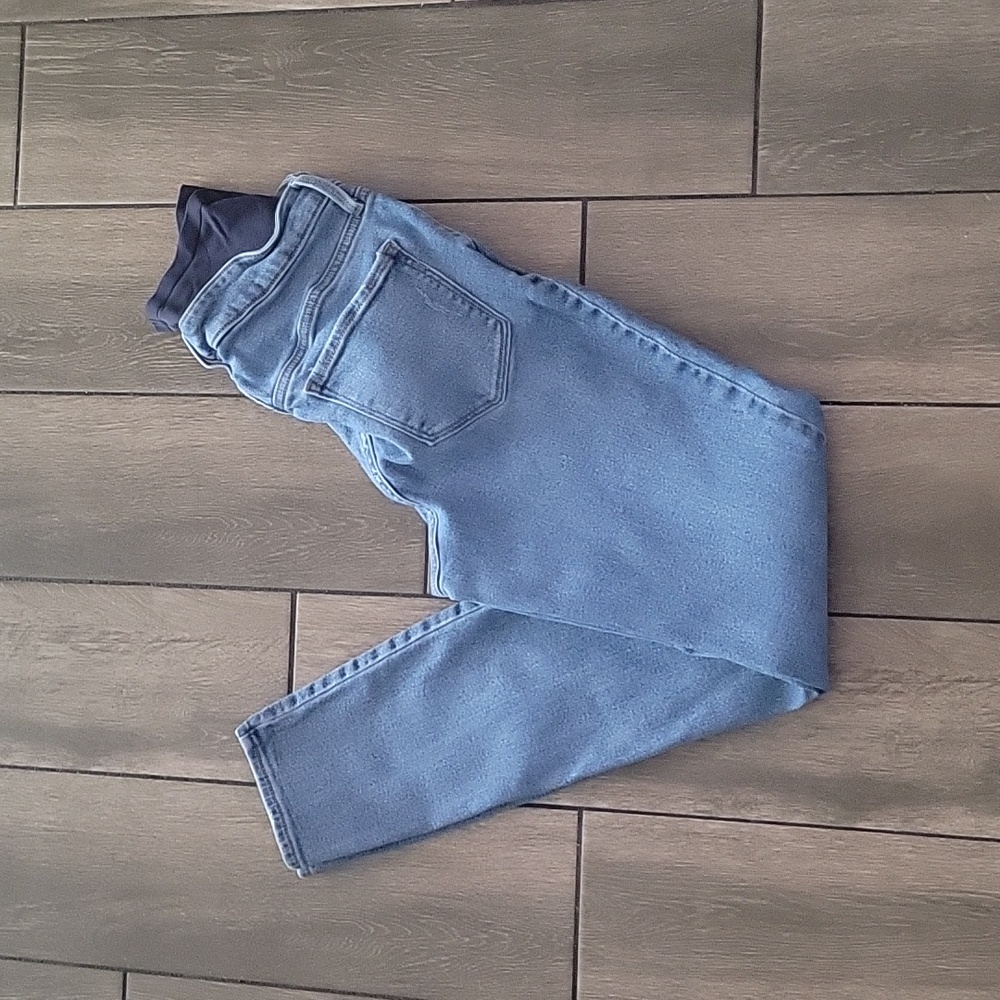 Old Navy Maternity Rockstar Super Skinny Premium Full Panel - Size 8L